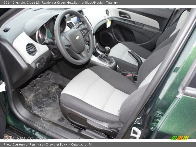 Jet Black/Medium Titanium Interior - 2014 Cruze LS 