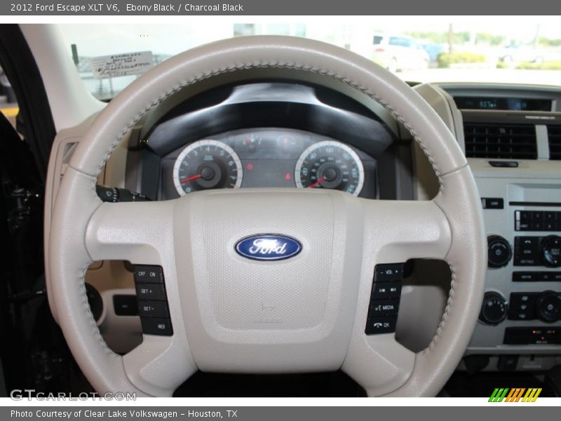 Ebony Black / Charcoal Black 2012 Ford Escape XLT V6