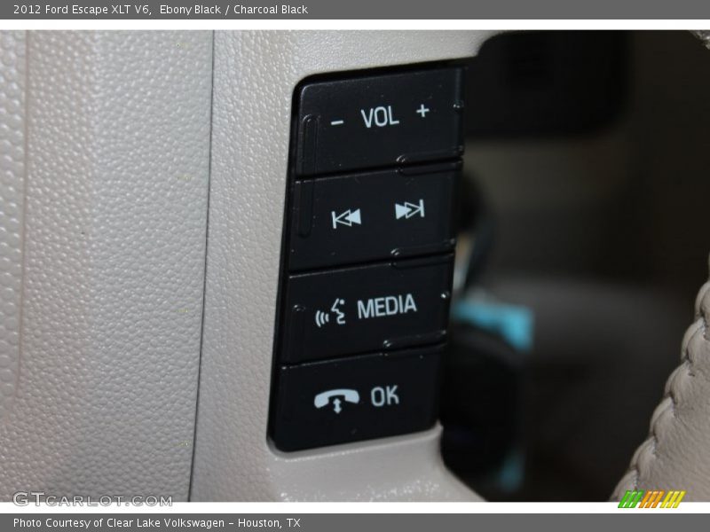 Ebony Black / Charcoal Black 2012 Ford Escape XLT V6