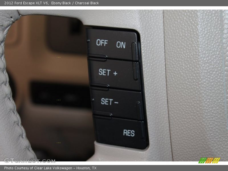 Ebony Black / Charcoal Black 2012 Ford Escape XLT V6