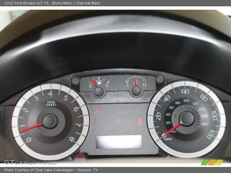 Ebony Black / Charcoal Black 2012 Ford Escape XLT V6