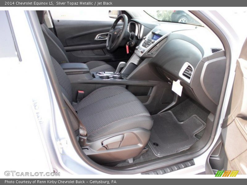 Silver Topaz Metallic / Jet Black 2014 Chevrolet Equinox LS