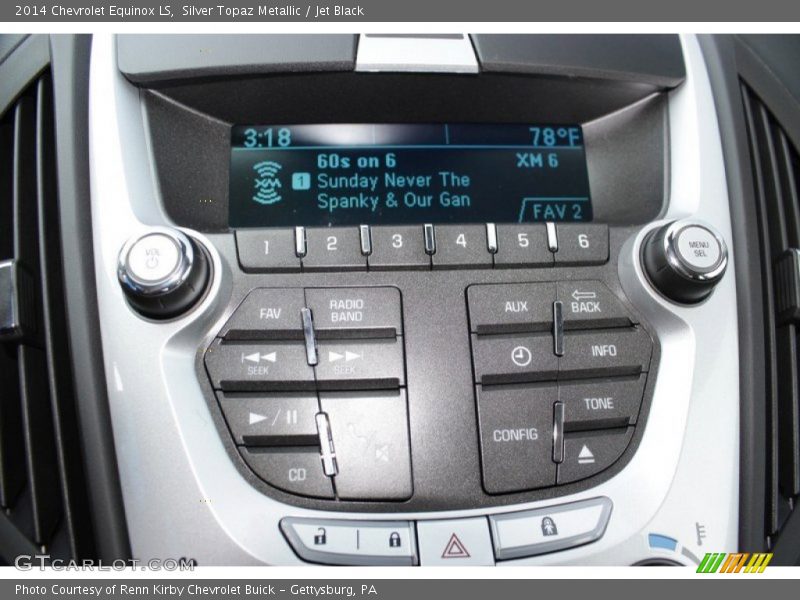 Silver Topaz Metallic / Jet Black 2014 Chevrolet Equinox LS