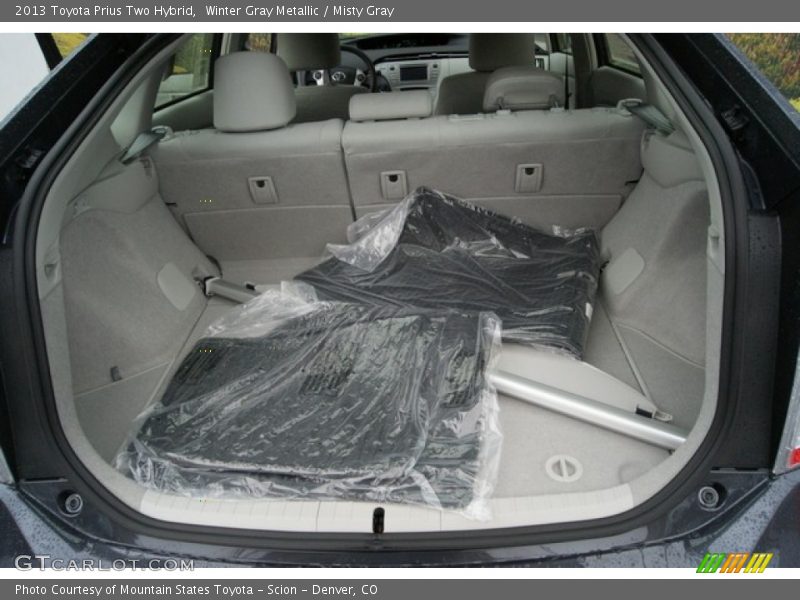 Winter Gray Metallic / Misty Gray 2013 Toyota Prius Two Hybrid