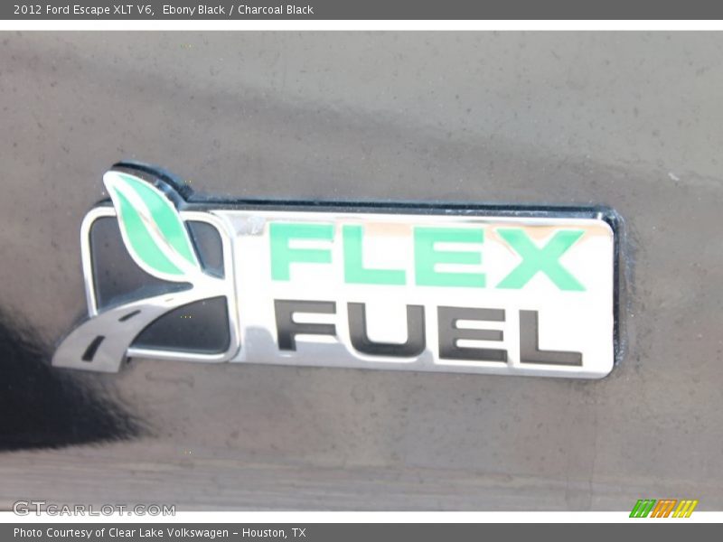 Ebony Black / Charcoal Black 2012 Ford Escape XLT V6