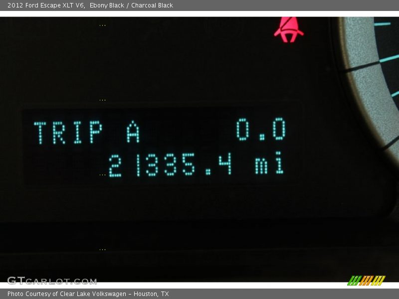 Ebony Black / Charcoal Black 2012 Ford Escape XLT V6