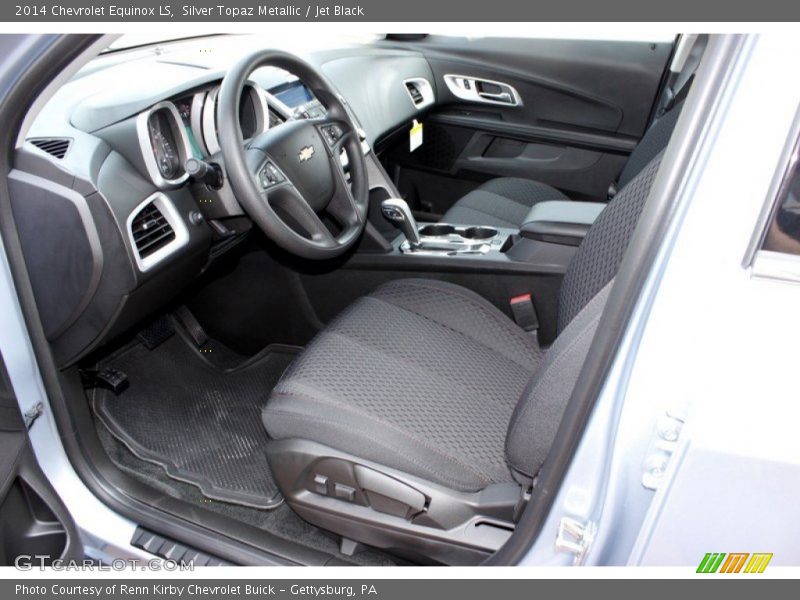 Silver Topaz Metallic / Jet Black 2014 Chevrolet Equinox LS