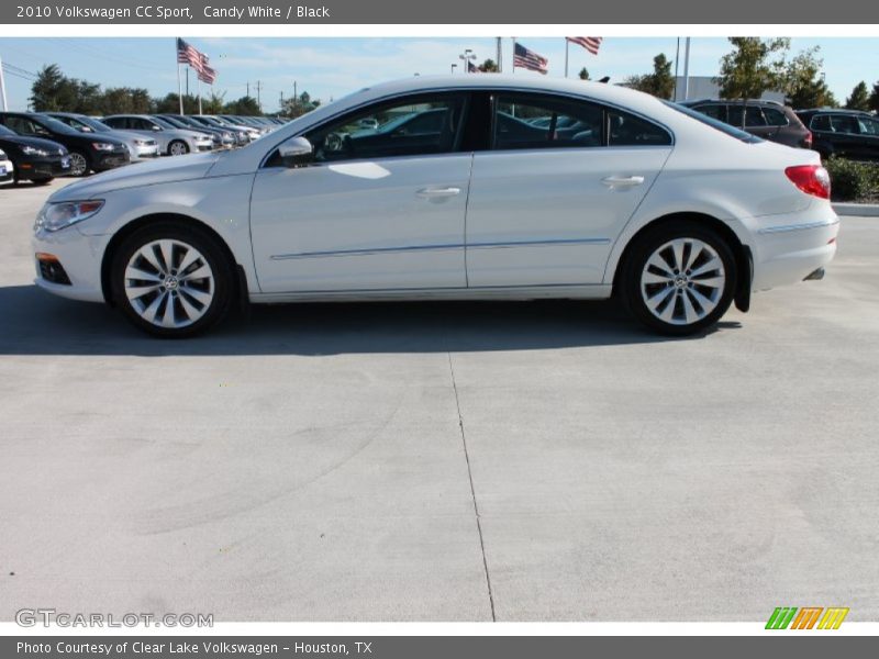 Candy White / Black 2010 Volkswagen CC Sport