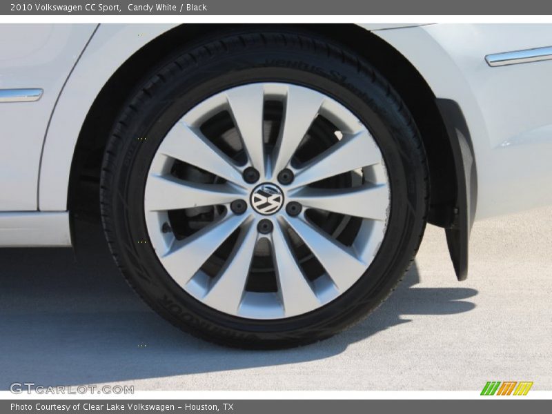 Candy White / Black 2010 Volkswagen CC Sport
