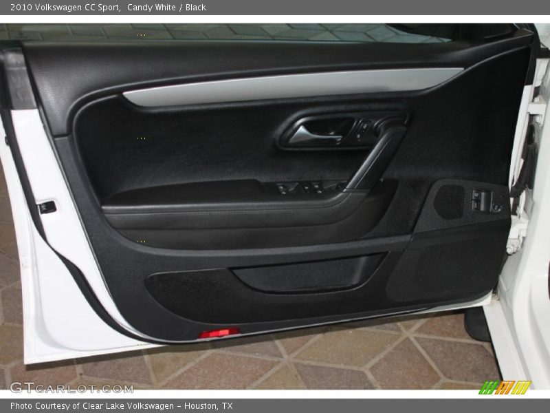 Candy White / Black 2010 Volkswagen CC Sport
