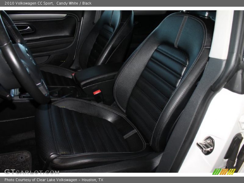 Candy White / Black 2010 Volkswagen CC Sport