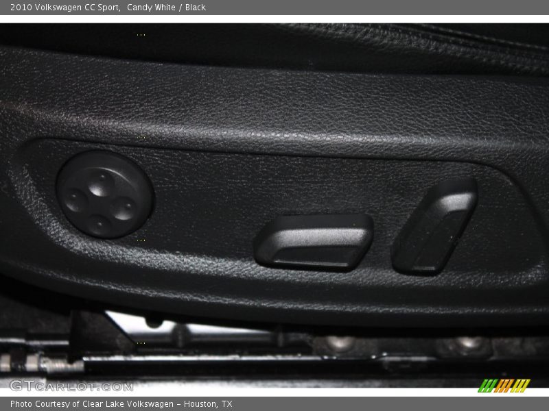 Candy White / Black 2010 Volkswagen CC Sport