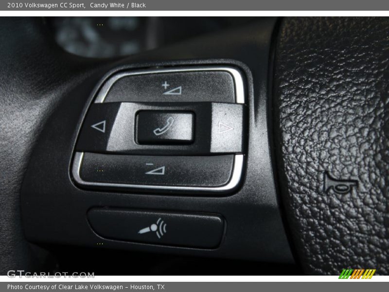 Candy White / Black 2010 Volkswagen CC Sport