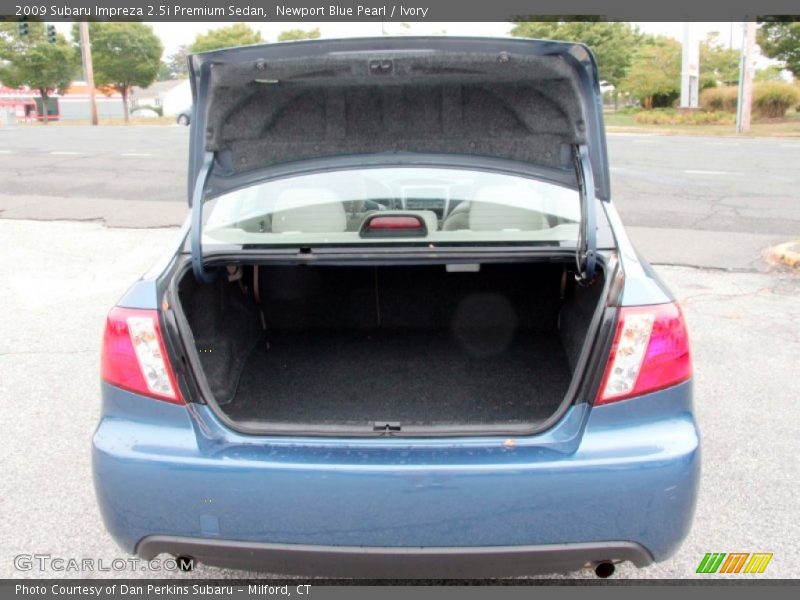 Newport Blue Pearl / Ivory 2009 Subaru Impreza 2.5i Premium Sedan