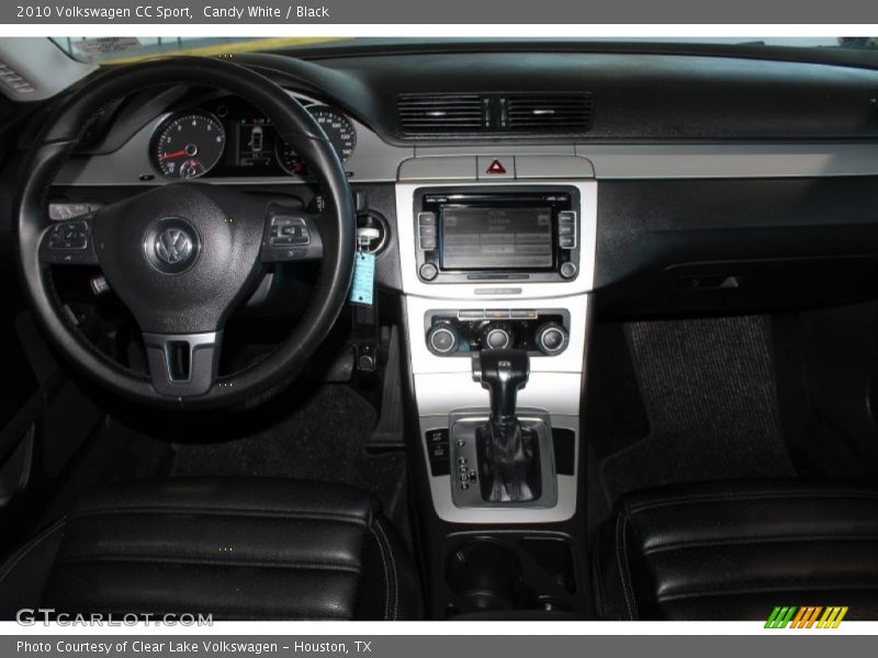 Candy White / Black 2010 Volkswagen CC Sport
