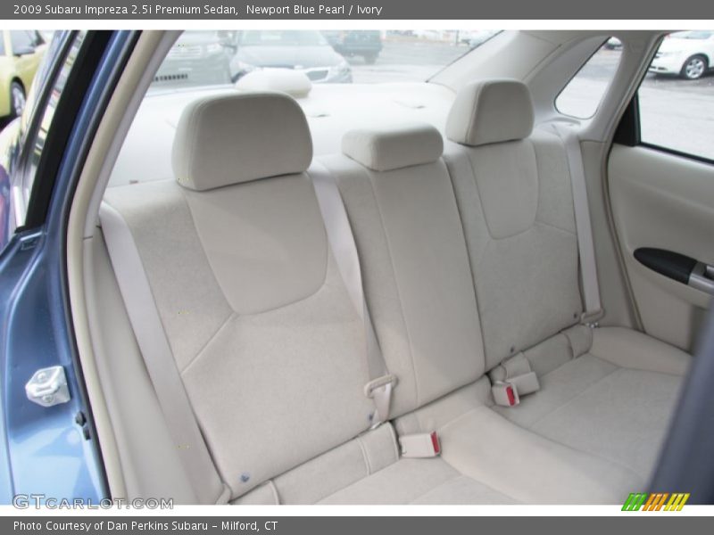 Newport Blue Pearl / Ivory 2009 Subaru Impreza 2.5i Premium Sedan