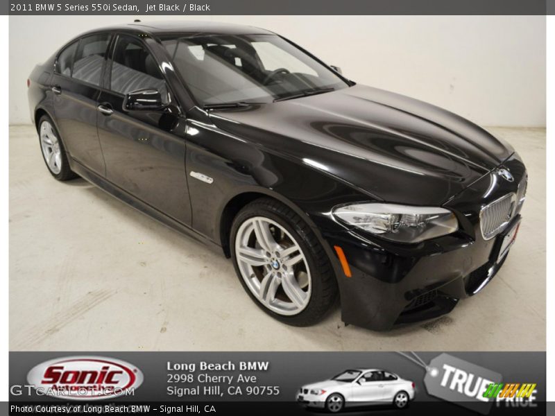 Jet Black / Black 2011 BMW 5 Series 550i Sedan