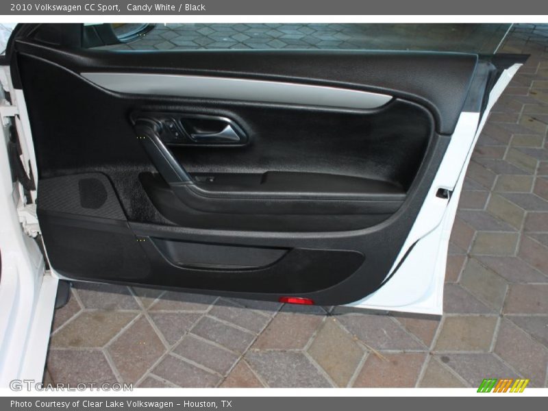 Candy White / Black 2010 Volkswagen CC Sport