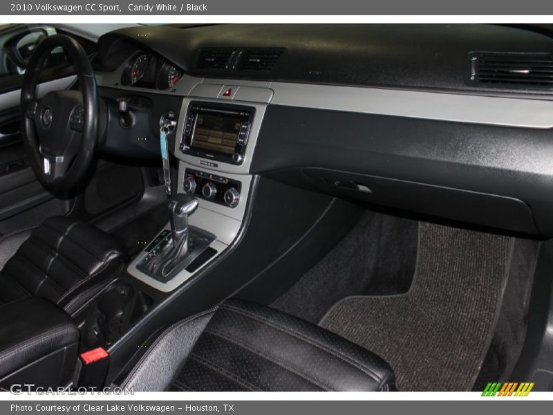 Candy White / Black 2010 Volkswagen CC Sport