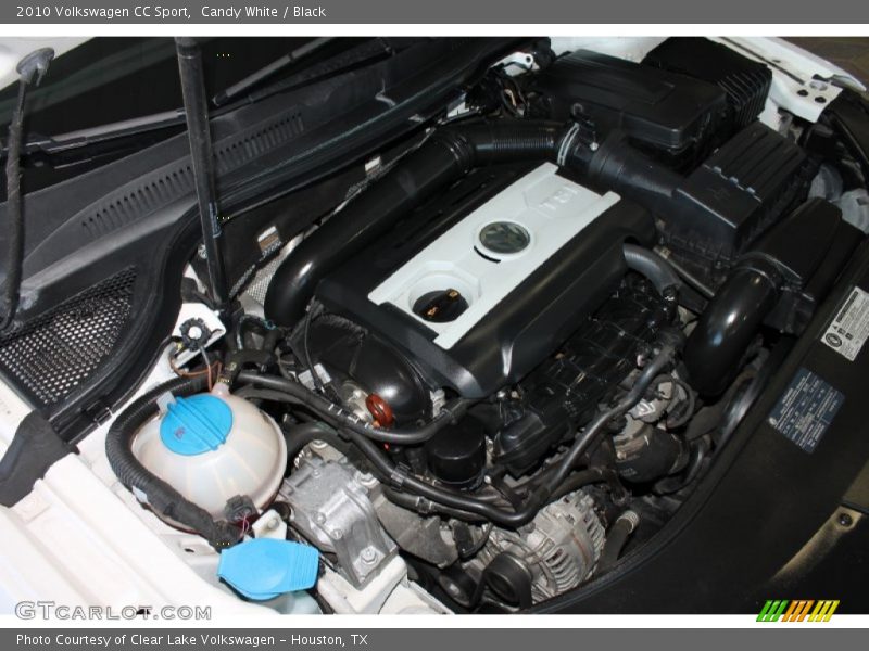 Candy White / Black 2010 Volkswagen CC Sport