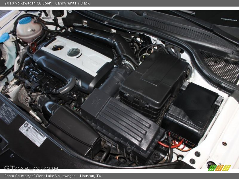 Candy White / Black 2010 Volkswagen CC Sport