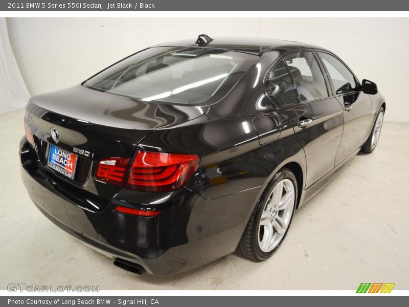 Jet Black / Black 2011 BMW 5 Series 550i Sedan