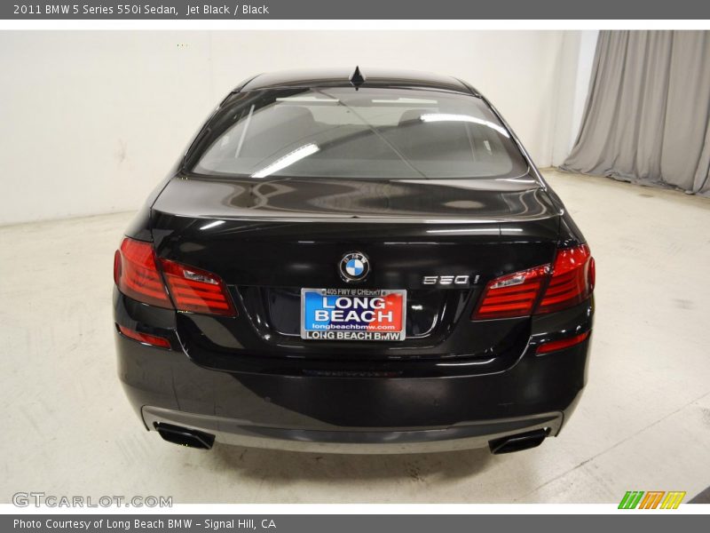 Jet Black / Black 2011 BMW 5 Series 550i Sedan
