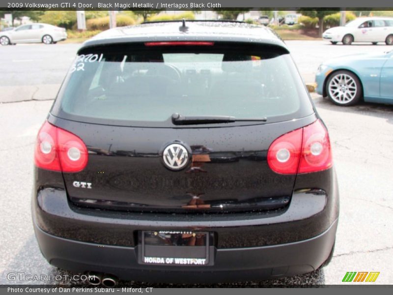 Black Magic Metallic / Interlagos Black Cloth 2009 Volkswagen GTI 4 Door