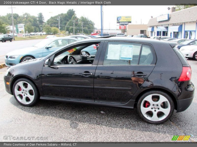 Black Magic Metallic / Interlagos Black Cloth 2009 Volkswagen GTI 4 Door