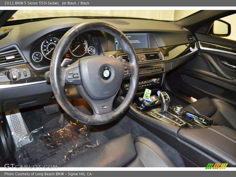 Jet Black / Black 2011 BMW 5 Series 550i Sedan