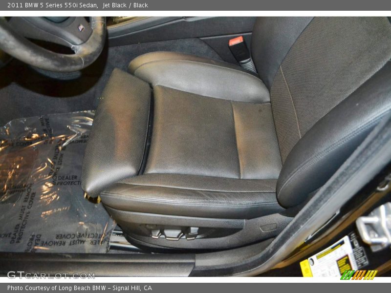 Jet Black / Black 2011 BMW 5 Series 550i Sedan