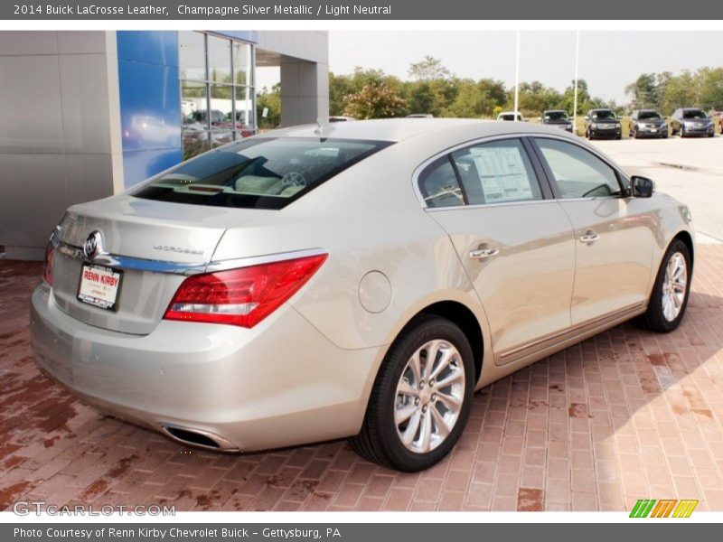 Champagne Silver Metallic / Light Neutral 2014 Buick LaCrosse Leather
