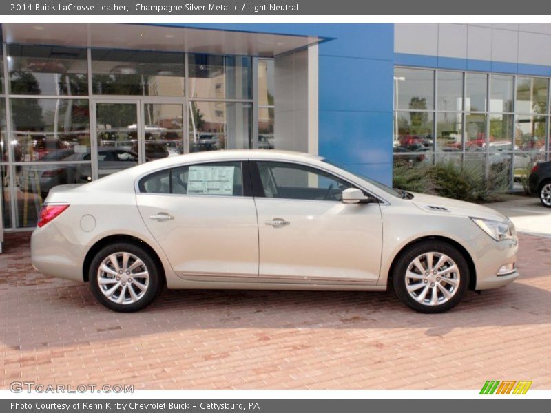 Champagne Silver Metallic / Light Neutral 2014 Buick LaCrosse Leather