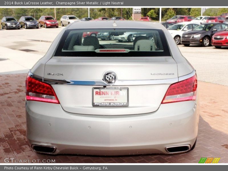Champagne Silver Metallic / Light Neutral 2014 Buick LaCrosse Leather