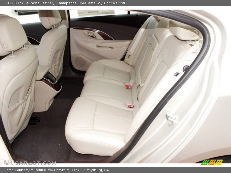 Rear Seat of 2014 LaCrosse Leather