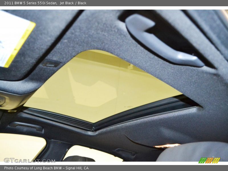 Jet Black / Black 2011 BMW 5 Series 550i Sedan