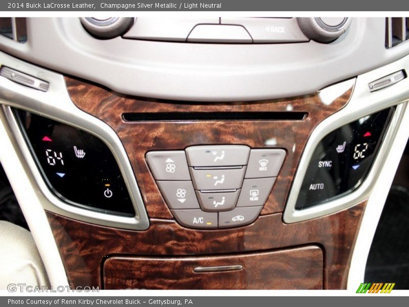 Controls of 2014 LaCrosse Leather