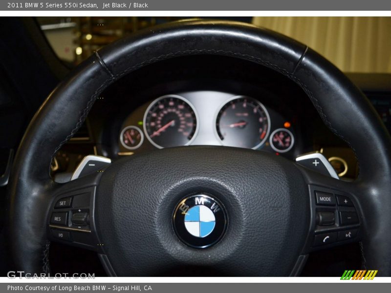 Jet Black / Black 2011 BMW 5 Series 550i Sedan