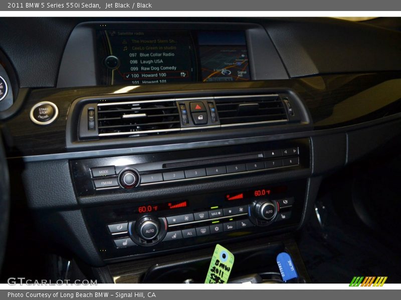 Jet Black / Black 2011 BMW 5 Series 550i Sedan