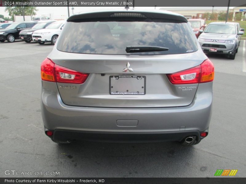 Mercury Gray Metallic / Black 2014 Mitsubishi Outlander Sport SE AWD