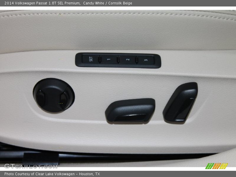 Candy White / Cornsilk Beige 2014 Volkswagen Passat 1.8T SEL Premium