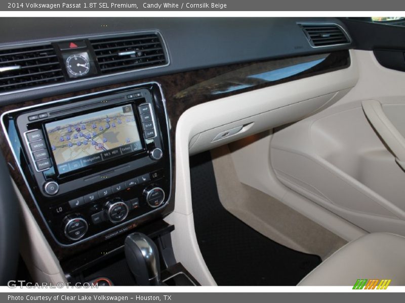 Candy White / Cornsilk Beige 2014 Volkswagen Passat 1.8T SEL Premium