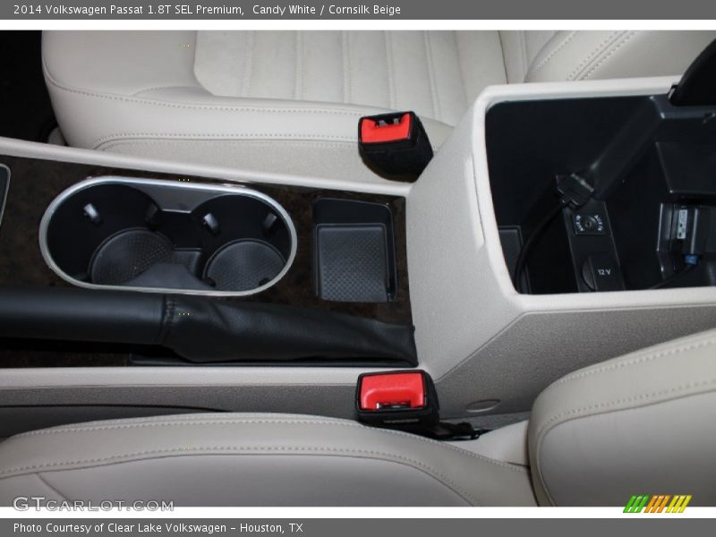 Candy White / Cornsilk Beige 2014 Volkswagen Passat 1.8T SEL Premium