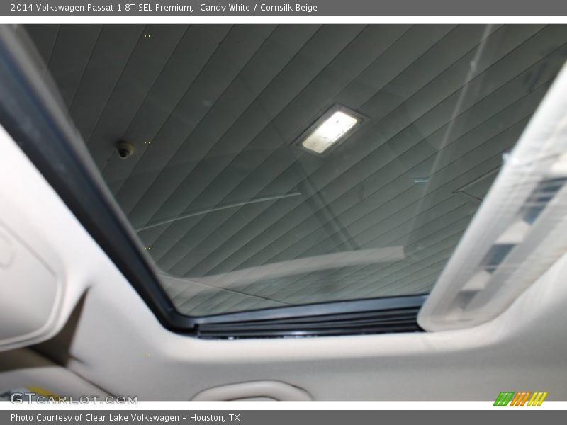 Candy White / Cornsilk Beige 2014 Volkswagen Passat 1.8T SEL Premium