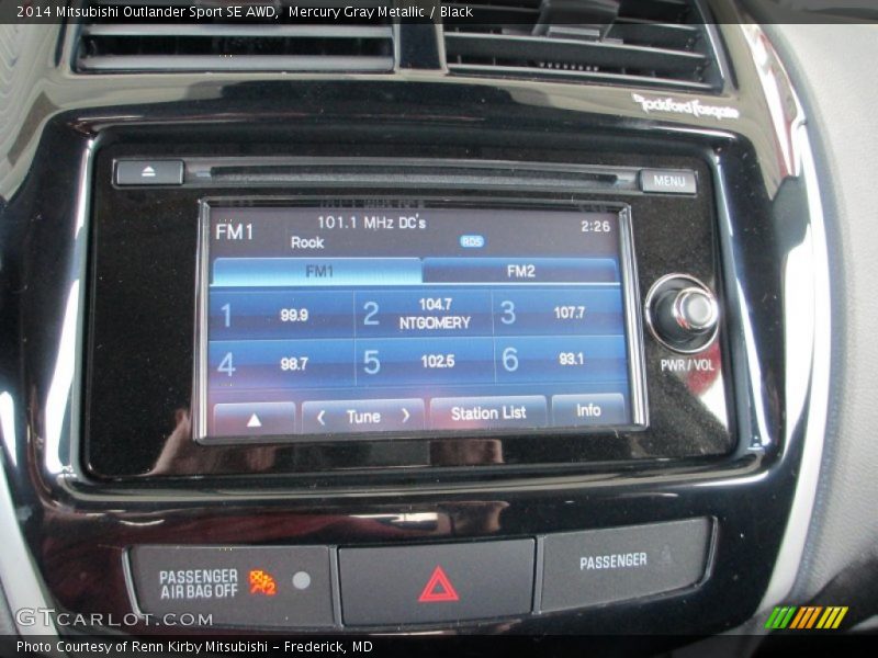 Mercury Gray Metallic / Black 2014 Mitsubishi Outlander Sport SE AWD