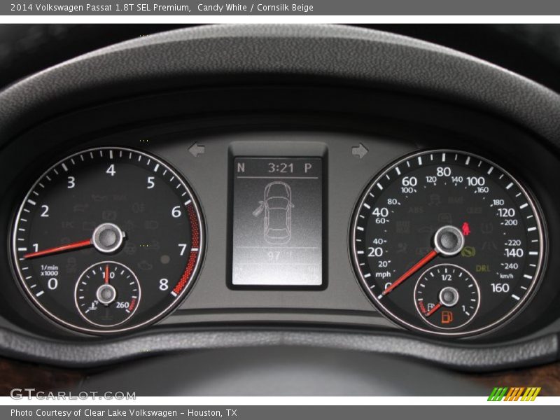 Candy White / Cornsilk Beige 2014 Volkswagen Passat 1.8T SEL Premium