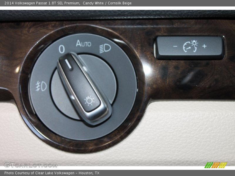 Candy White / Cornsilk Beige 2014 Volkswagen Passat 1.8T SEL Premium