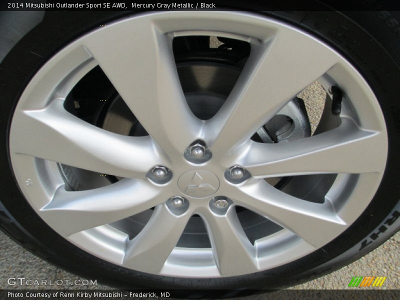 Mercury Gray Metallic / Black 2014 Mitsubishi Outlander Sport SE AWD