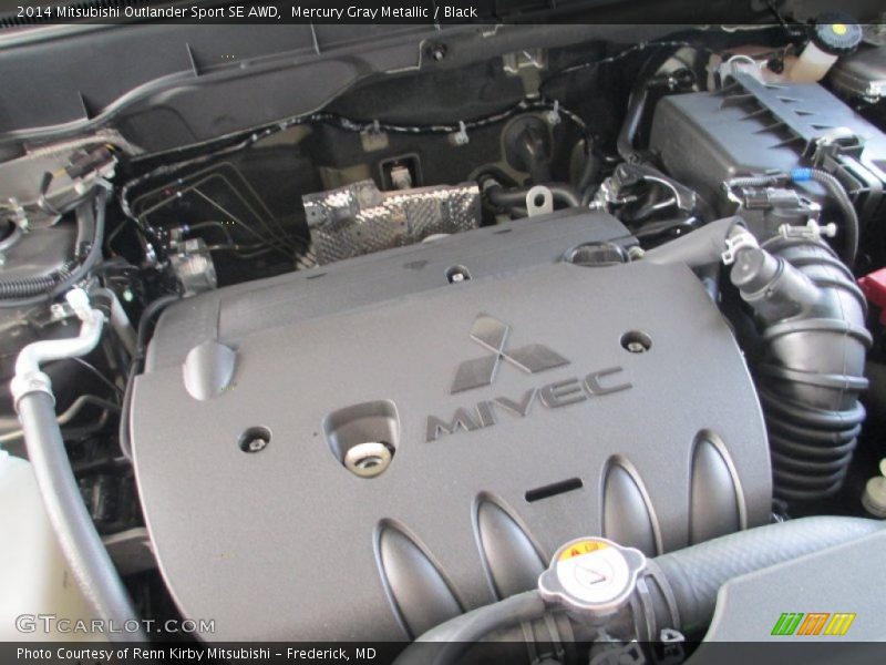 Mercury Gray Metallic / Black 2014 Mitsubishi Outlander Sport SE AWD