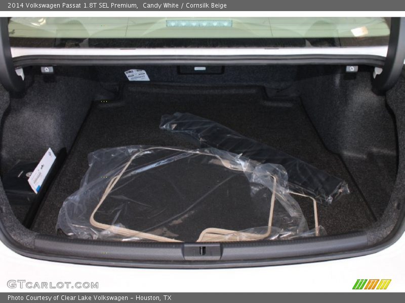 Candy White / Cornsilk Beige 2014 Volkswagen Passat 1.8T SEL Premium